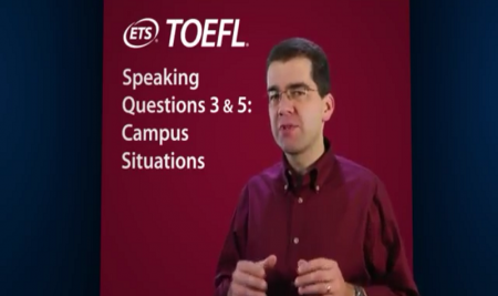 ویدیو آموزشی: مهارت های گفتاری تافل – قسمت دوم Speaking Questions: 3 & 5: Campus Situations