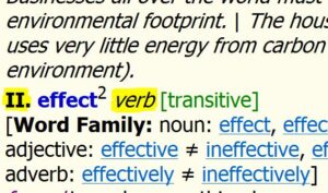 Dictionary (effect)