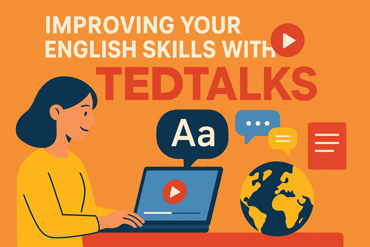 تقویت زبان انگلیسی با TEDTalks