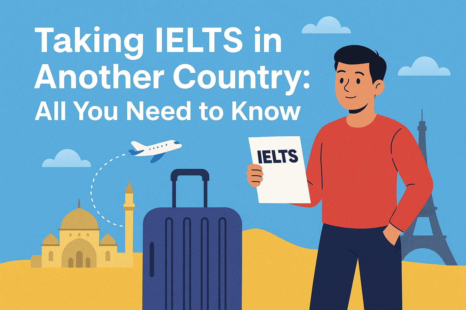 شرکت در آزمون آیلتس در کشورهای همسایه