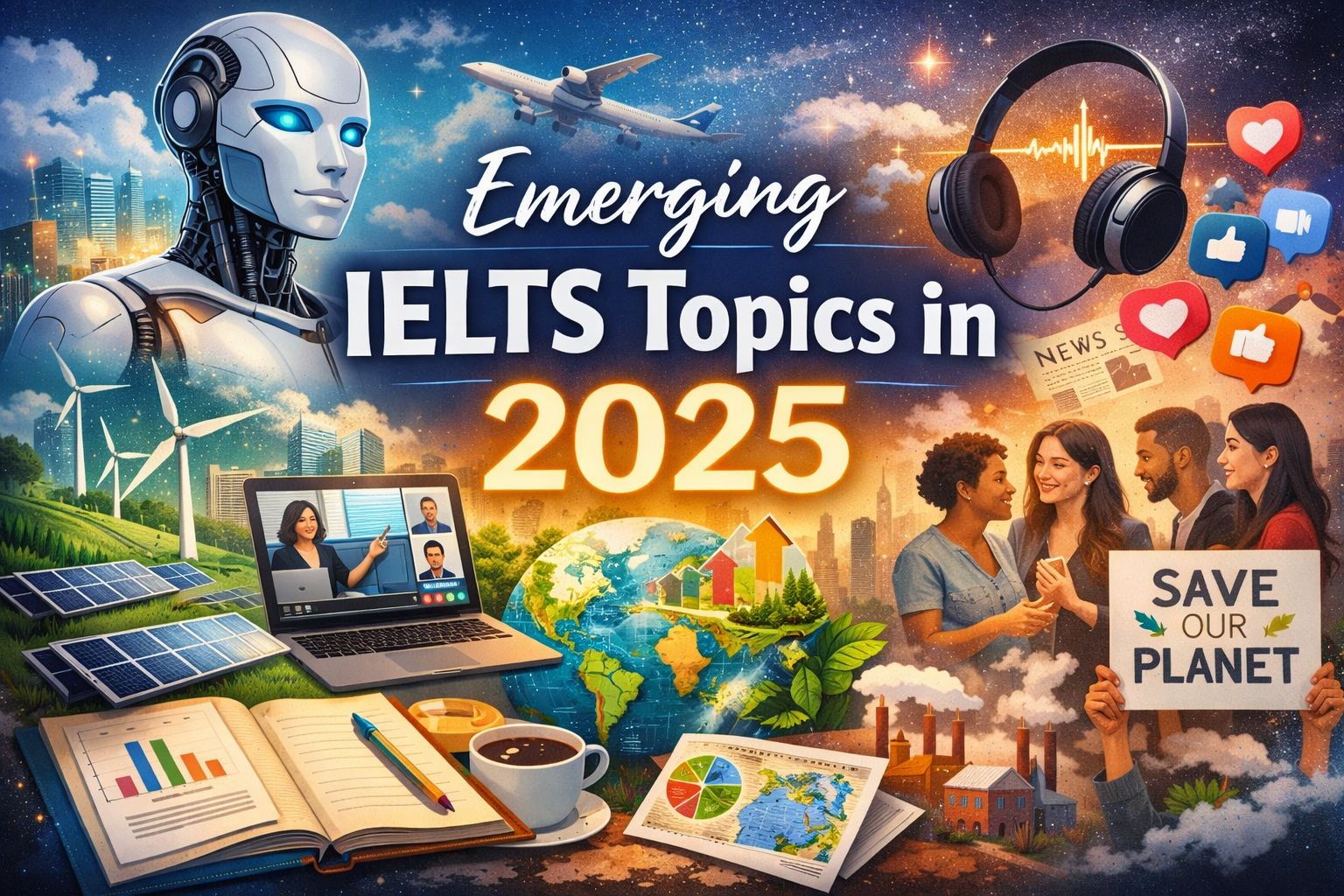 موضوعات جدید آیلتس در سال 2025